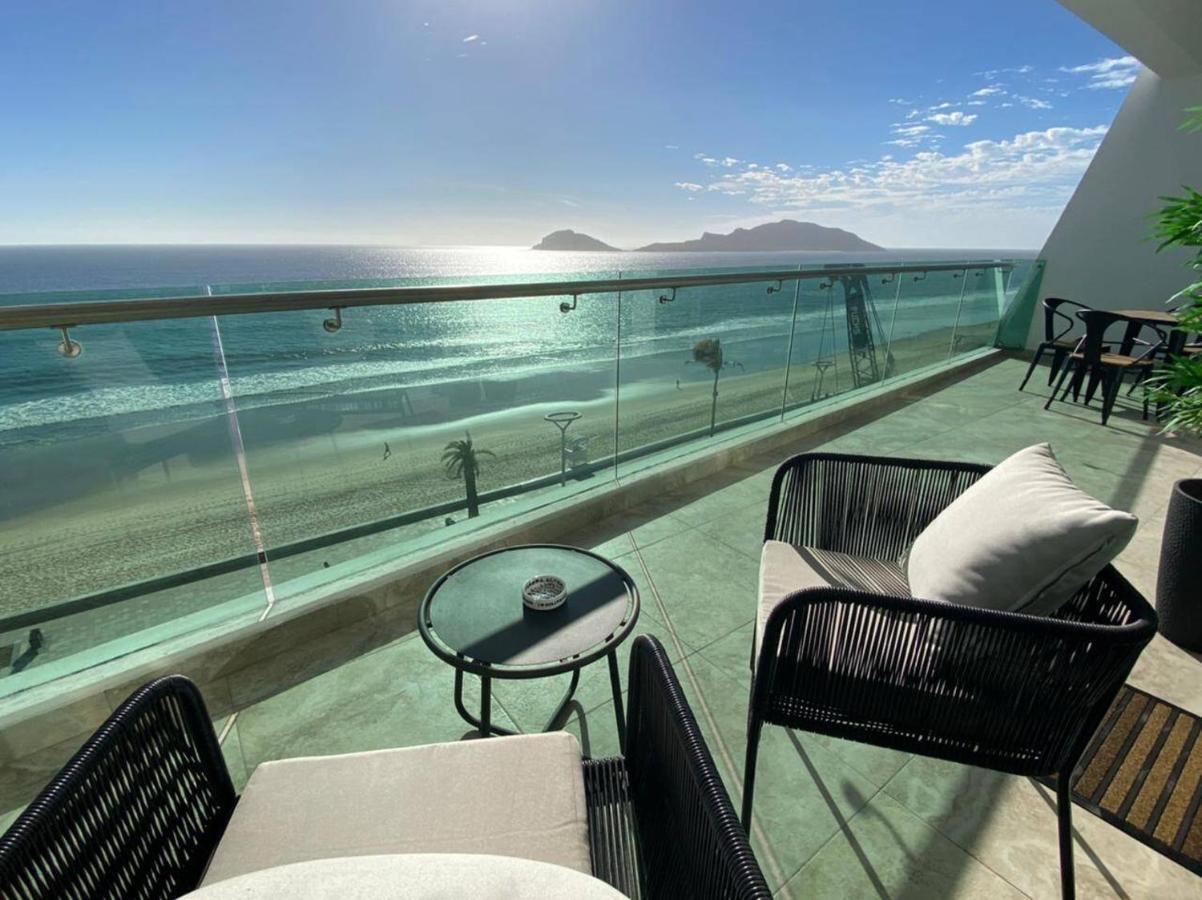 Hermoso Y Moderno Departamento Frente Al Malecon Con Preciosa Vista Al Mar Mazatlan Bagian luar foto